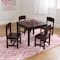 KidKraft Espresso Farmhouse Table & 4 Chair Set